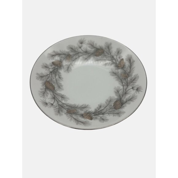 Vintage Sango Fine China Sierra Pines Salad Plate & Fruit Bowl Japan 6608 - Picture 5 of 7